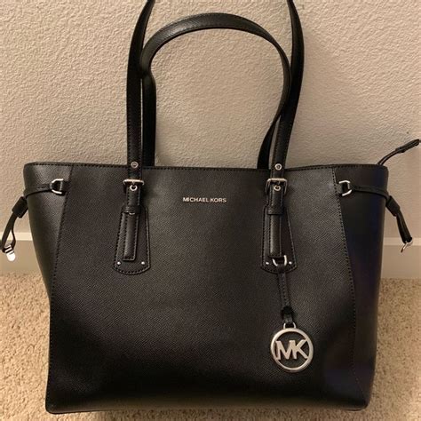 michael kors black purse with silver studs|michael kors black purse women's.